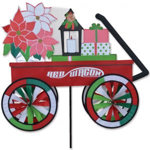 Red Christmas Wagon 27in
