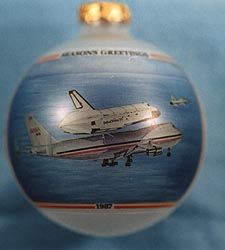 Challenger 747 Ornament