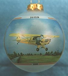 J-3 Piper Cub Ornament