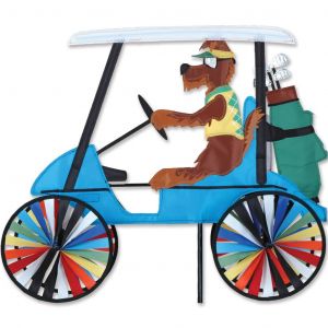 Dog in Golf Cart - 23in Spinner