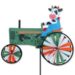 Cow on a Tractor - 22in Spinner