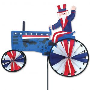 Uncle Sam on a Tractor - 22in Spinner