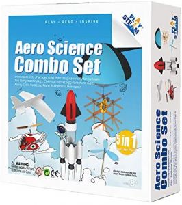PLAYSTEAM 5-in-1 Aero Science Combo Flight Learning Set