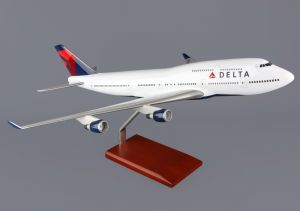  DELTA 747-400 1/100 NEW LIVERY