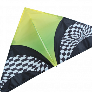 Green Op-Art 56in - Delta Kite