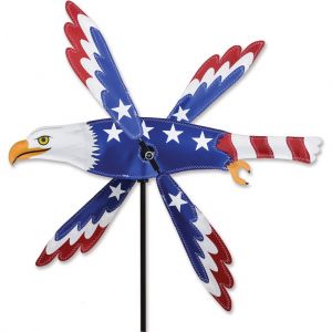 Patriotic Eagle 18in Whirligig Spinner